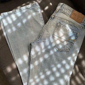 American Eagle Outfitters Light Blue Flare Jeans